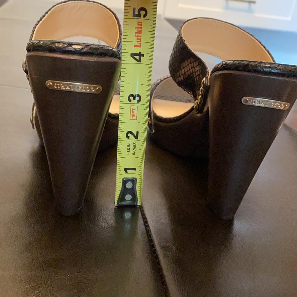 Jimmy Choo Wooden Heel Sandals - Picture 9 of 9